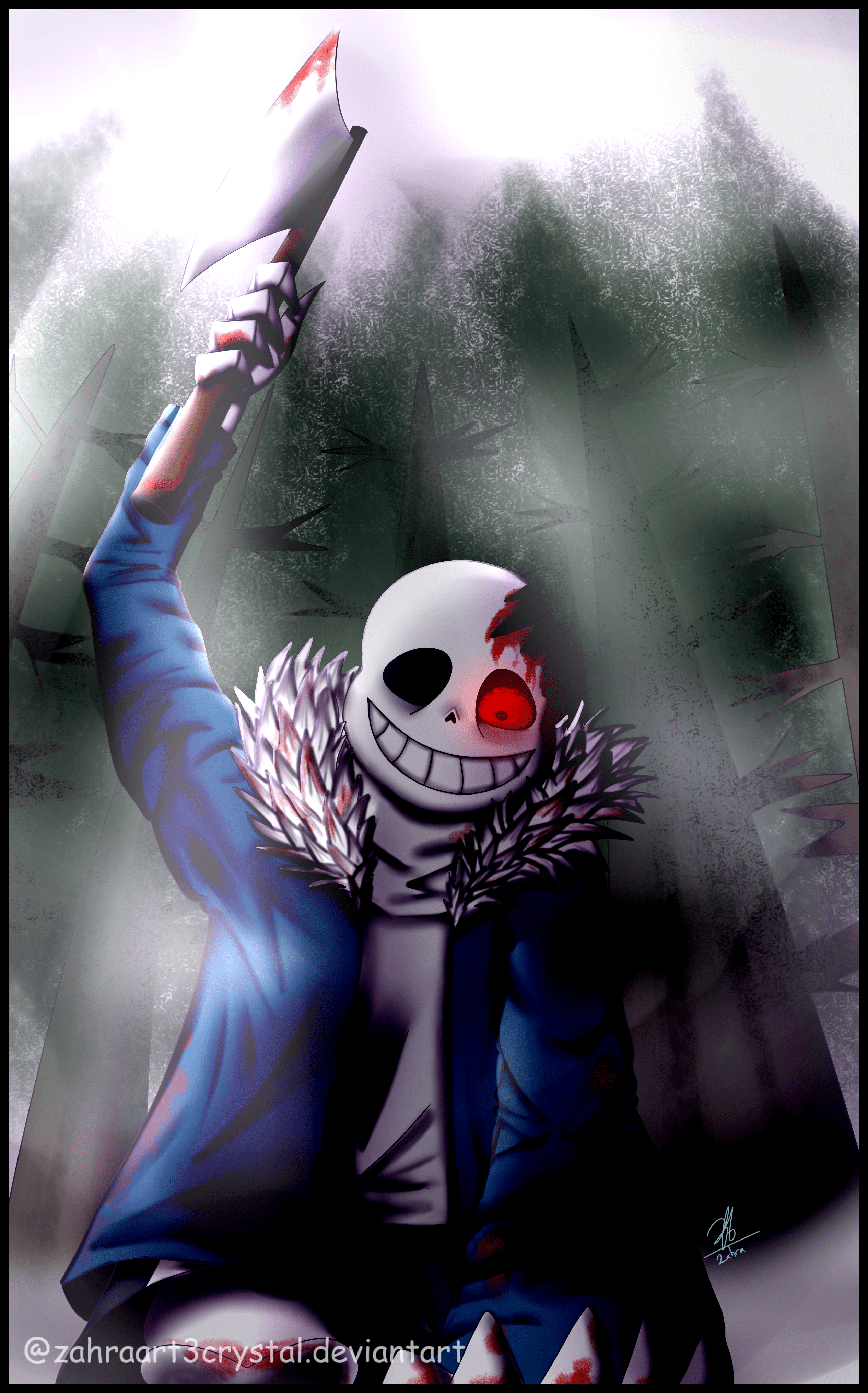 2530x4057 Horror sans. Sans aus 3.0