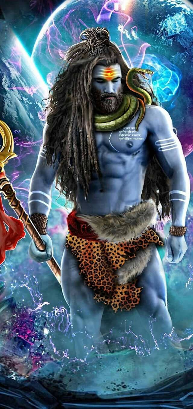 640x1351 Download Strong Mahadev In HD Digital Art Wallpaper