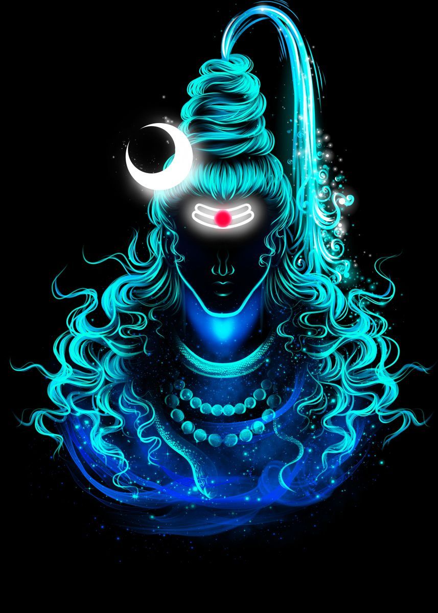 857x1200 Mahadev Digital Art Poster By Nikhil Mishra Creations, 54% OFF