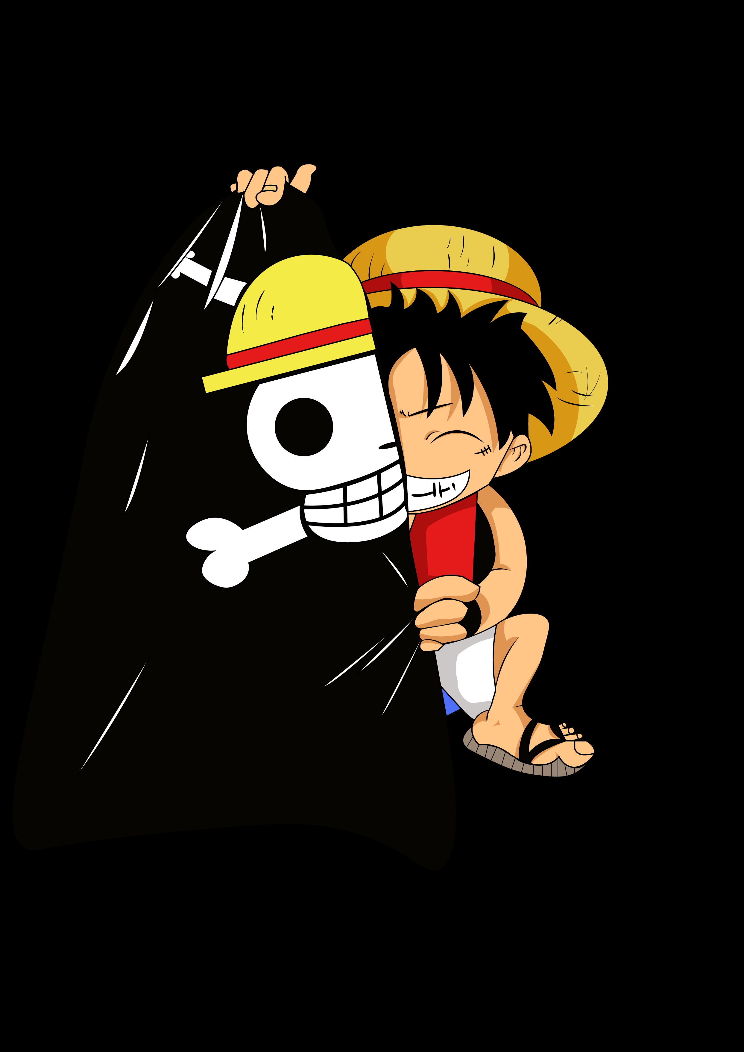 2486x3513 Monkey D Luffy. One Piece. Monkey d luffy, Luffy, The pirate king