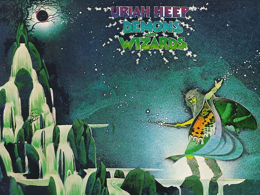 1024x768 Uriah Heep Demons and Wizards. Heep, Album cover art, Uriah