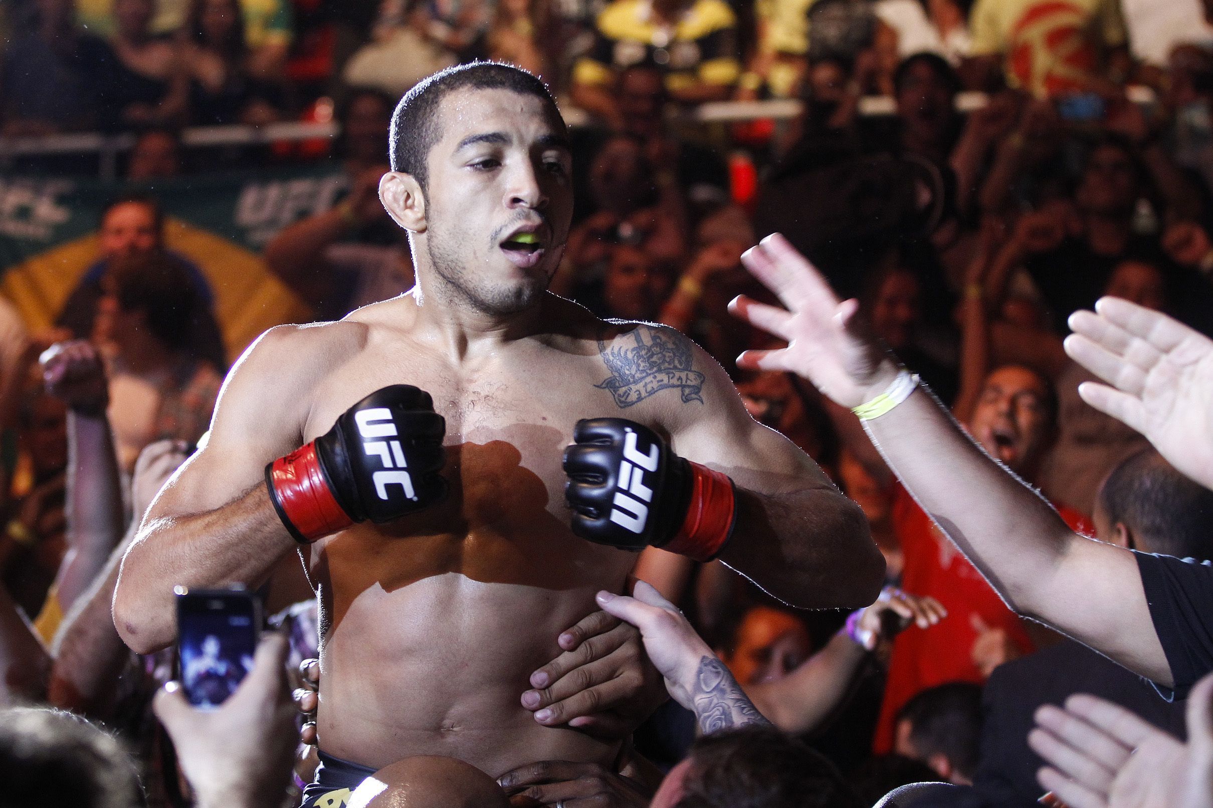2420x1613 Popular UFC fighter Jose Aldo Desktop wallpaper 1280x800