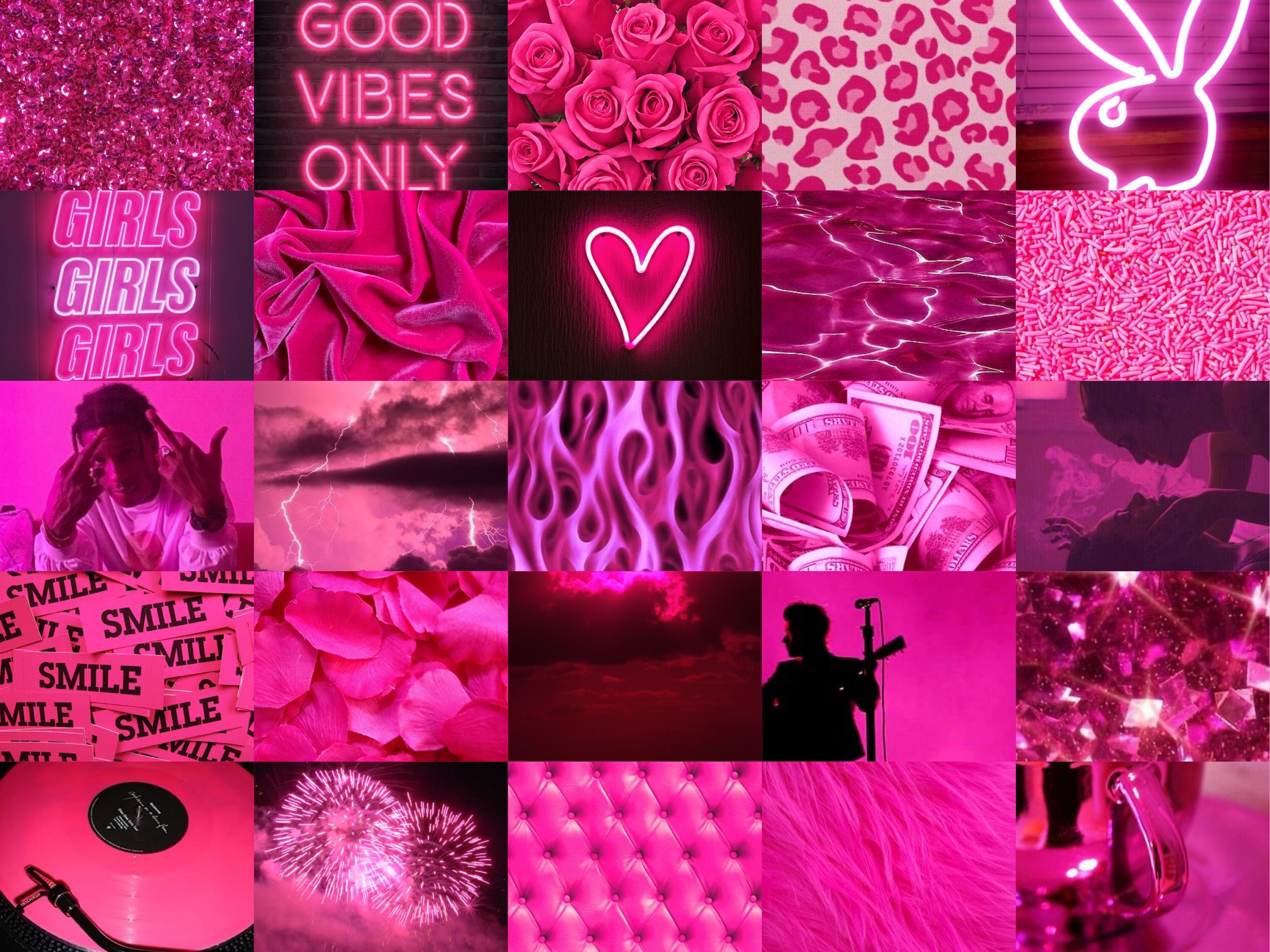 3659x2744 Hot Pink Wallpaper: Pink Aesthetic