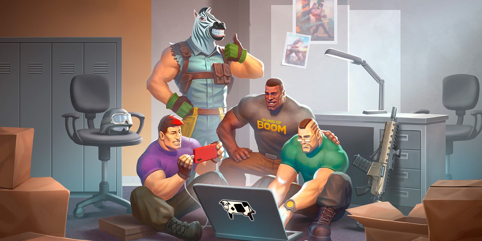 1600x800 Guns of Boom Online PVP Action