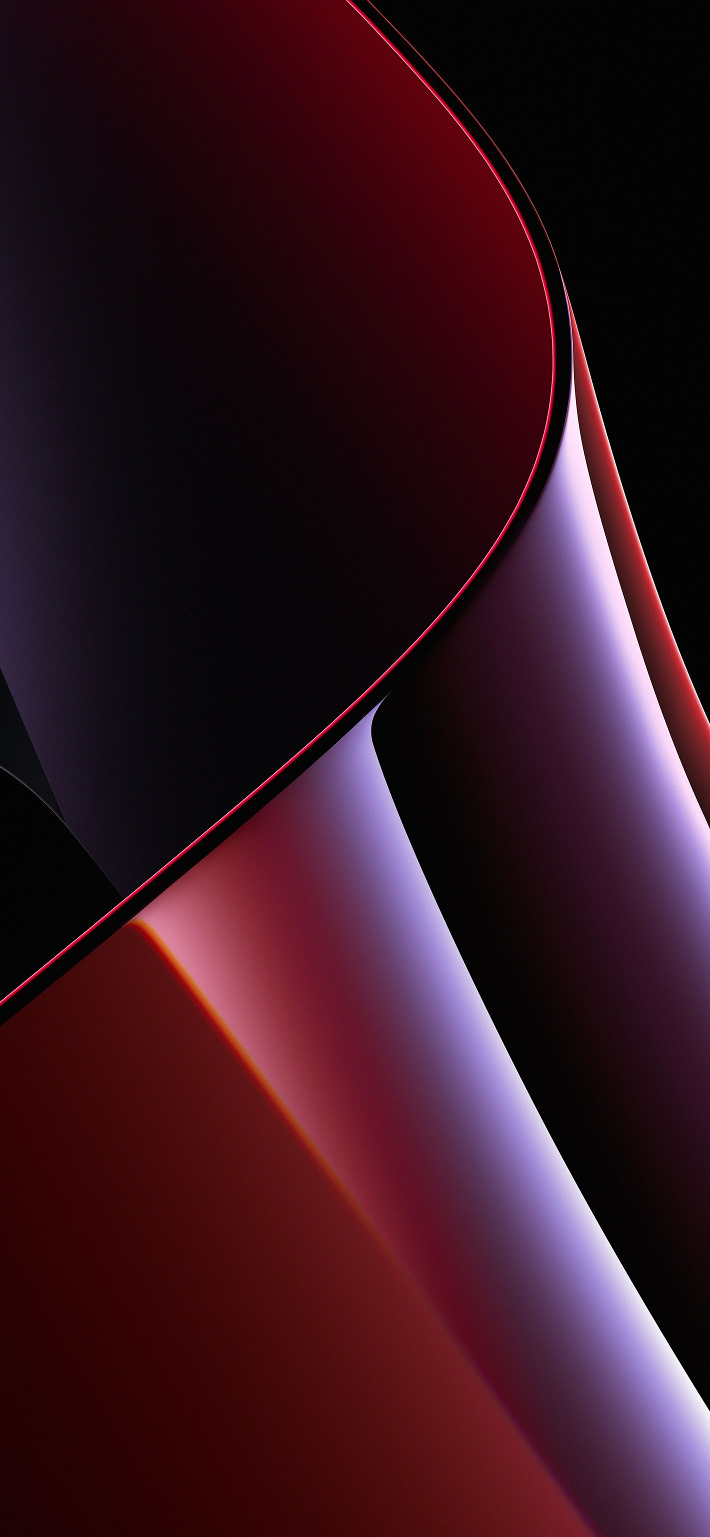 1420x3073 New 2021 MacBook Pro (Chroma Red Dark) Stock Wallpaper In Ultra HD