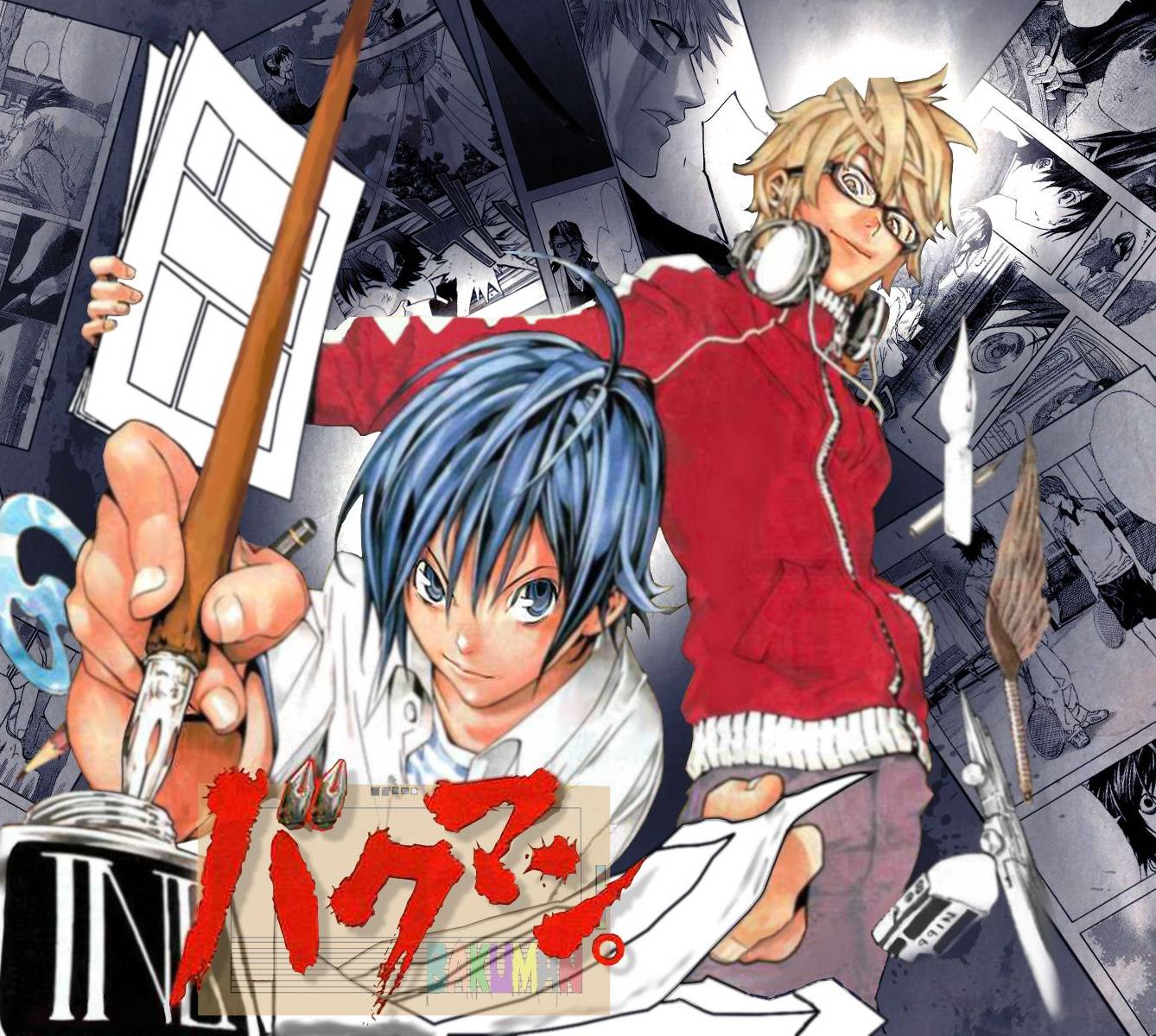 Best of Bakuman Wallpapers -1338x1200 Bakuman Wallpaper