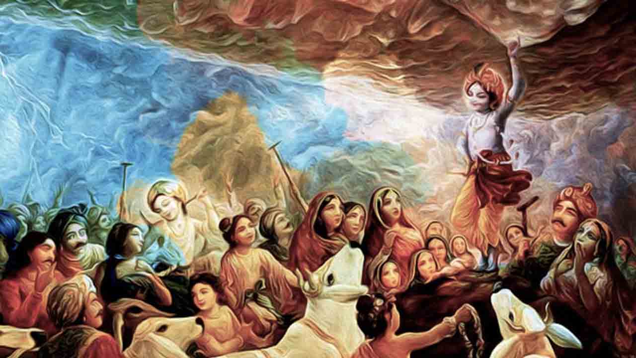 1280x720 Govardhan Puja Wallpaper