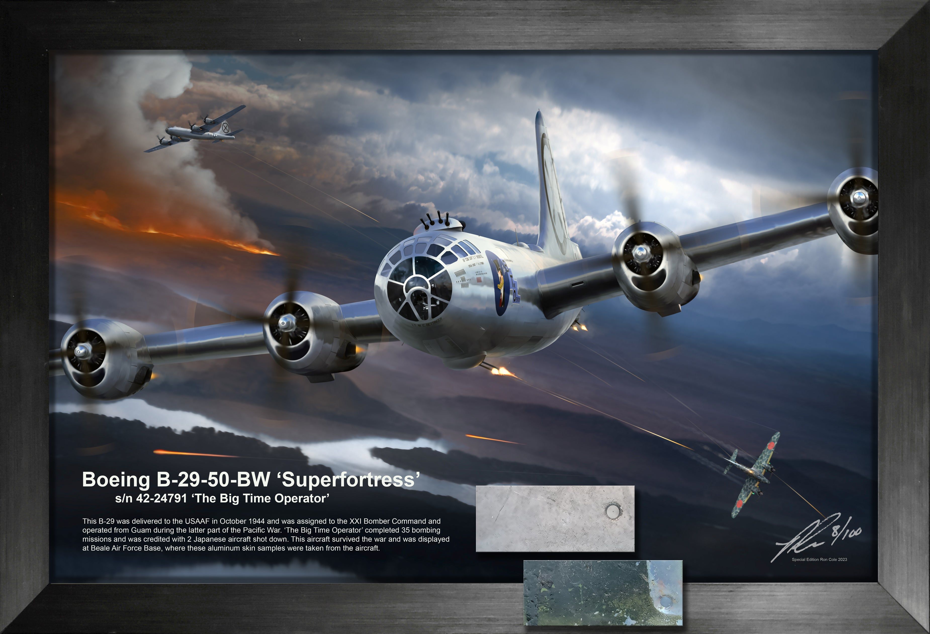 3699x2525 Boeing B 29 Superfortress 'The Big Time Operator' S N 42 24791 Relic D