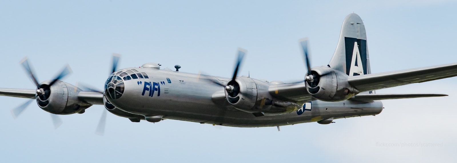 1599x572 Boeing B 29 Superfortress, Fifi. In The Early 1970s This