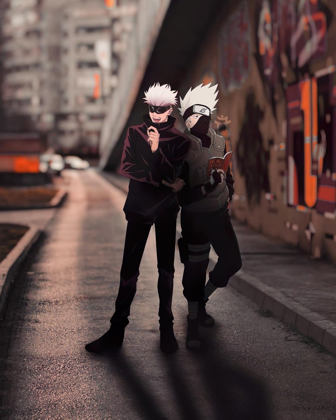 Kakashi And Gojo Wallpapers Top Free Kakashi And Gojo Backgrounds Wallpaperaccess