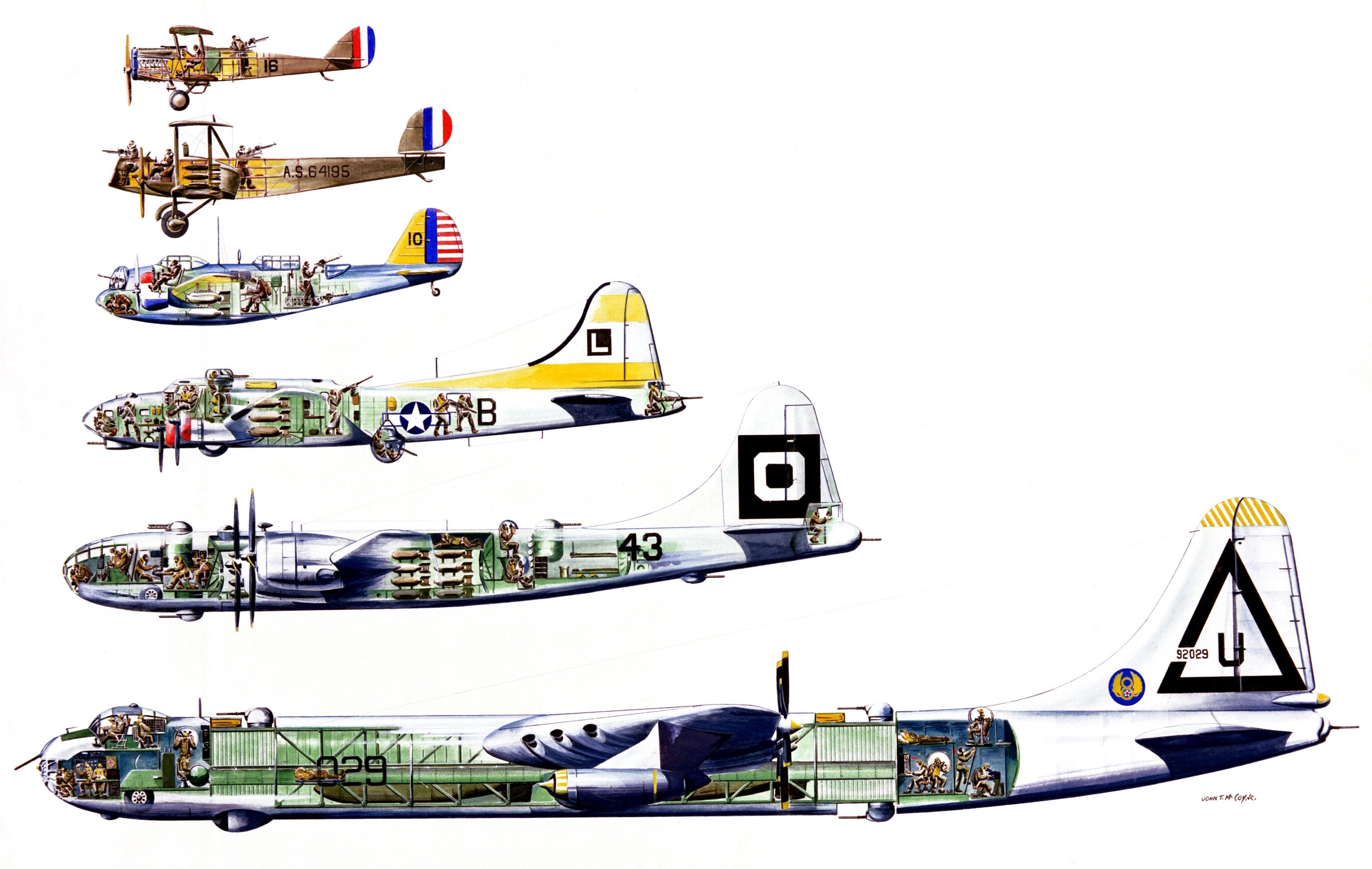 3360x2128 Aircraft Bomber Convair B 36 B 29 Super Fortress Boeing B 17 Flying Fortress Martin B 10 Airco DH 4 Wallpaper:3360x2128