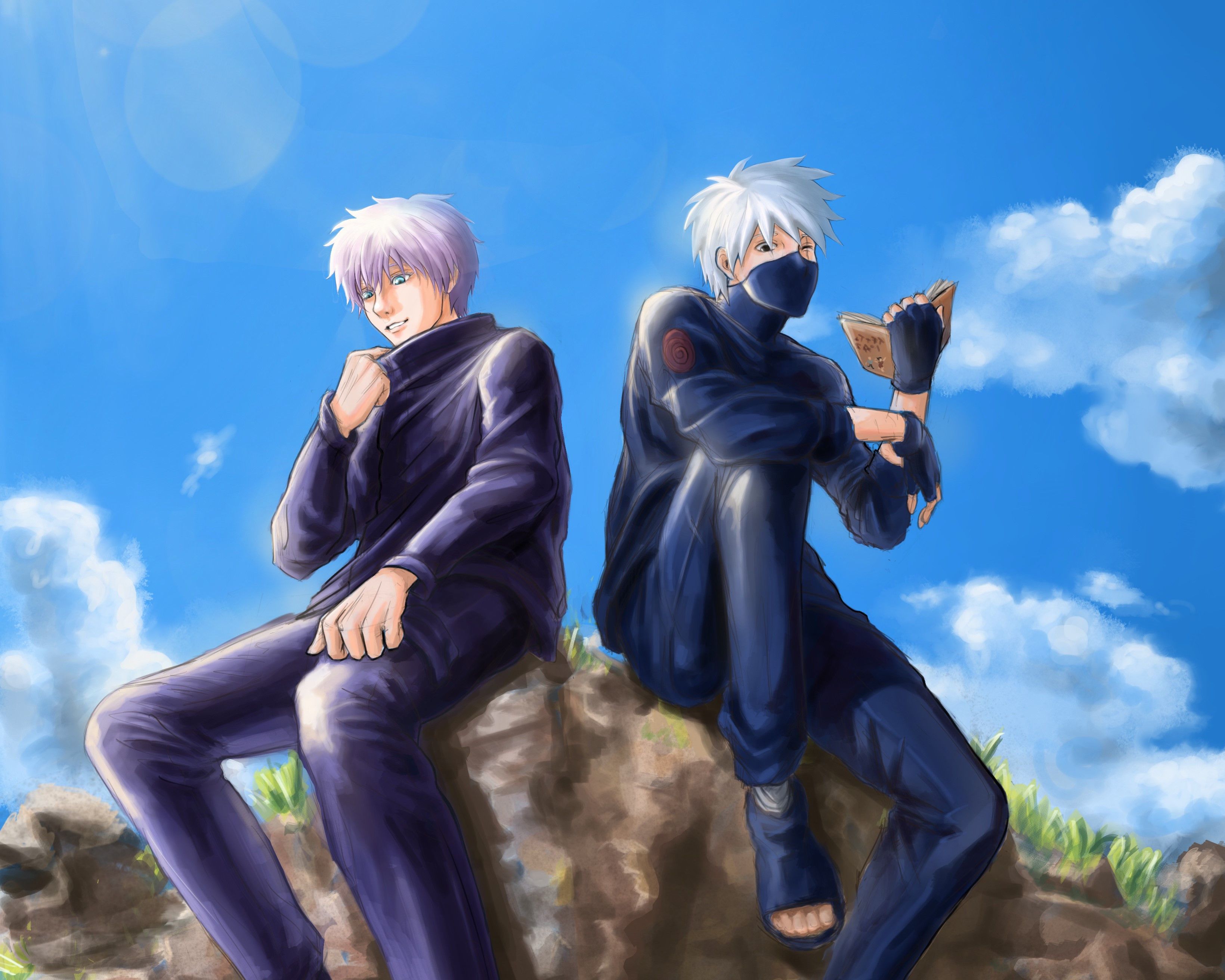 Kakashi and Gojo Wallpapers - Top Free Kakashi and Gojo Backgrounds ...