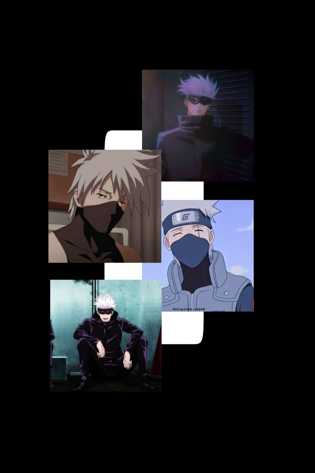 1080x1619 Gojo Kakashi Wallpaper