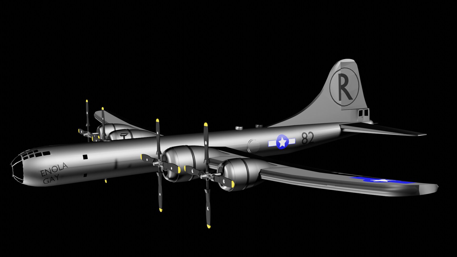 1920x1080 Boeing B29 superfortress bomber aka Enola gay