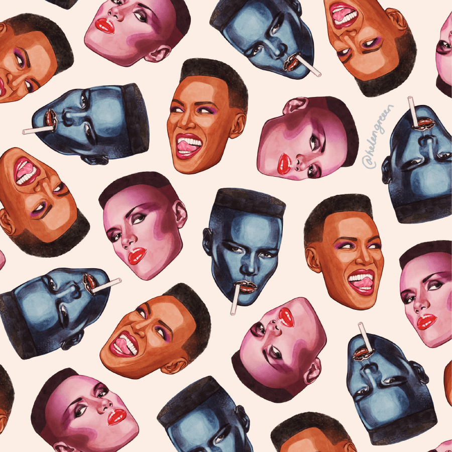 900x900 Grace Jones Patterns. astound me: D.A. Królak