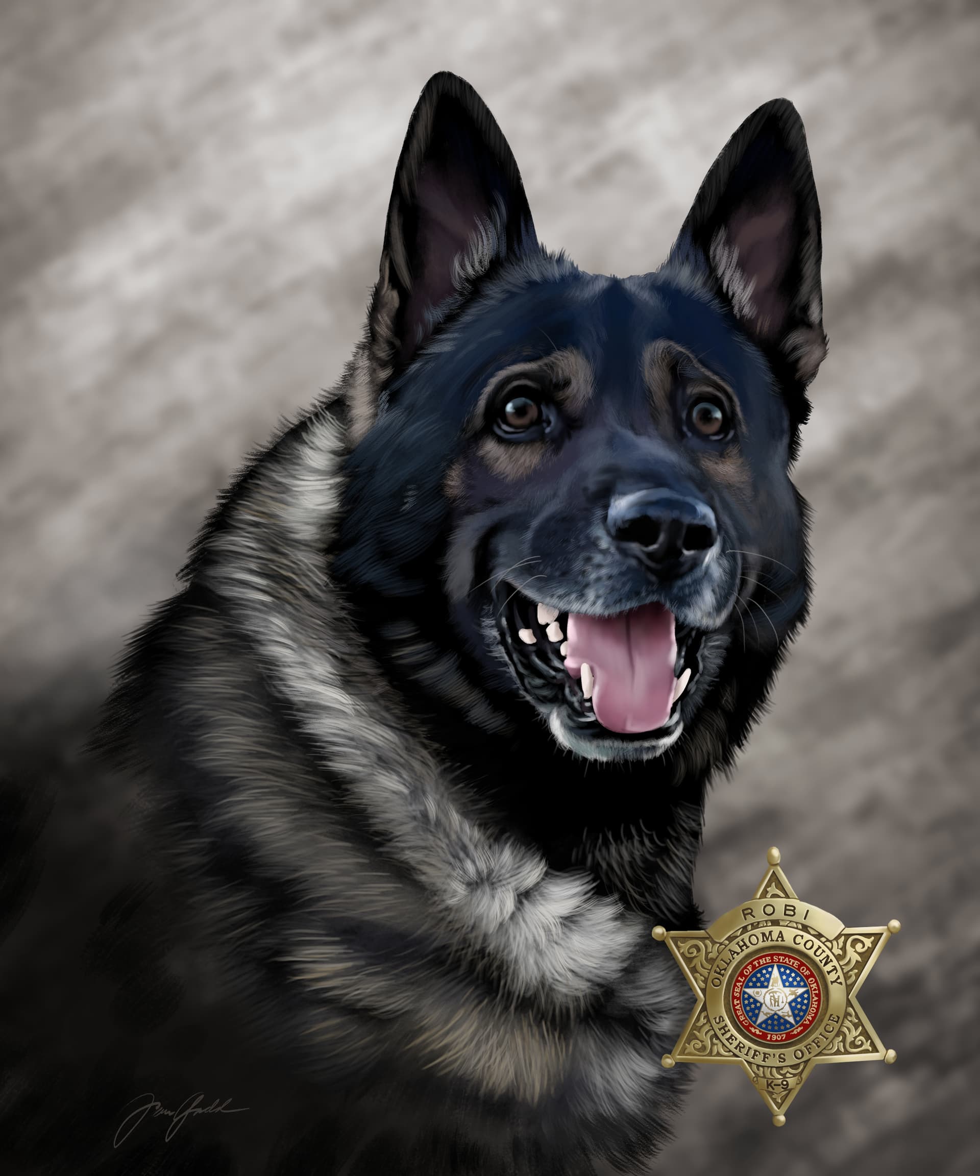 1920x2304 K9 Officer Robi