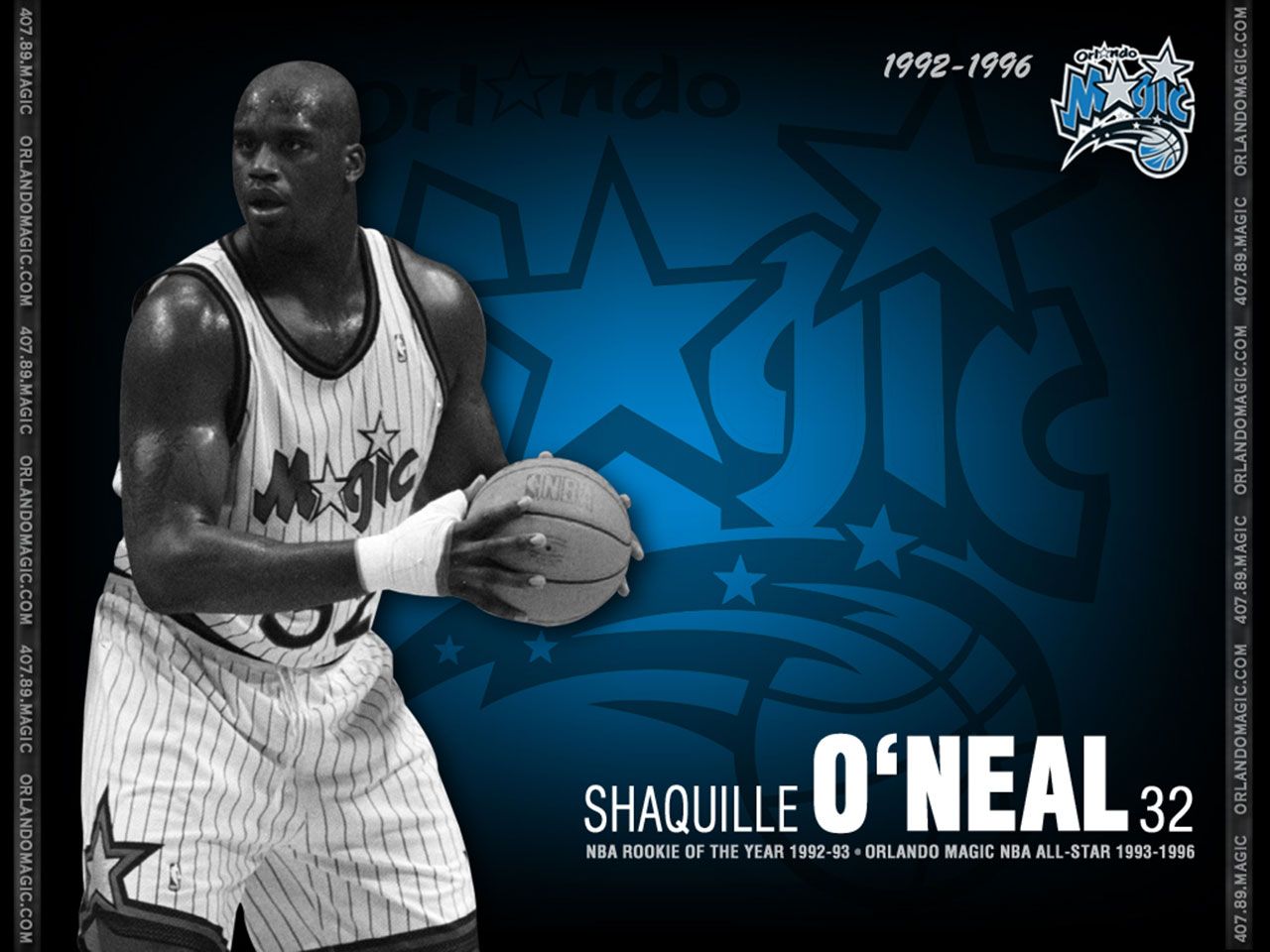 1280x960 Shaquille O'Neal Orlando Magic Wallpaper. Basketball Wallpaper at