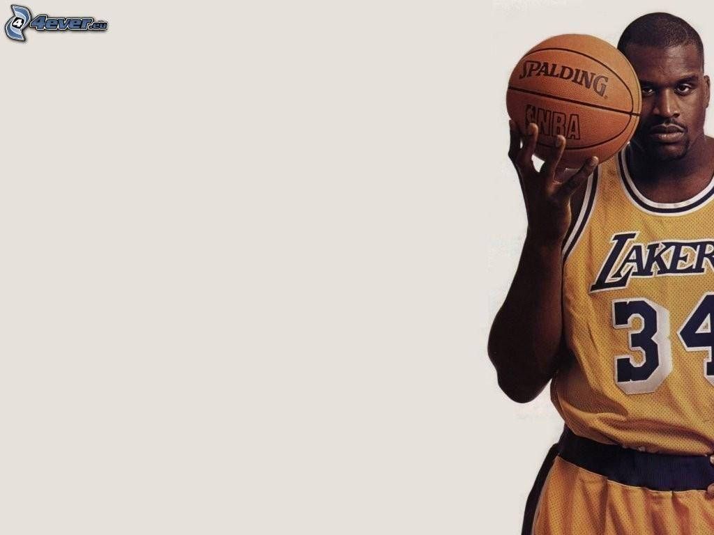 1024x768 Download Shaquille O'Neal Ball Pictorial Wallpaper