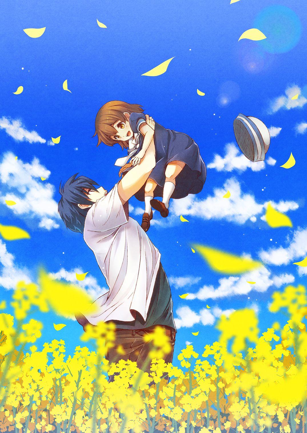 Best of Clannad After Story Wallpapers -1075x1517 Tomoya and Ushio Okazaki. Clannad. #anime. クラナド ♡. Clannad