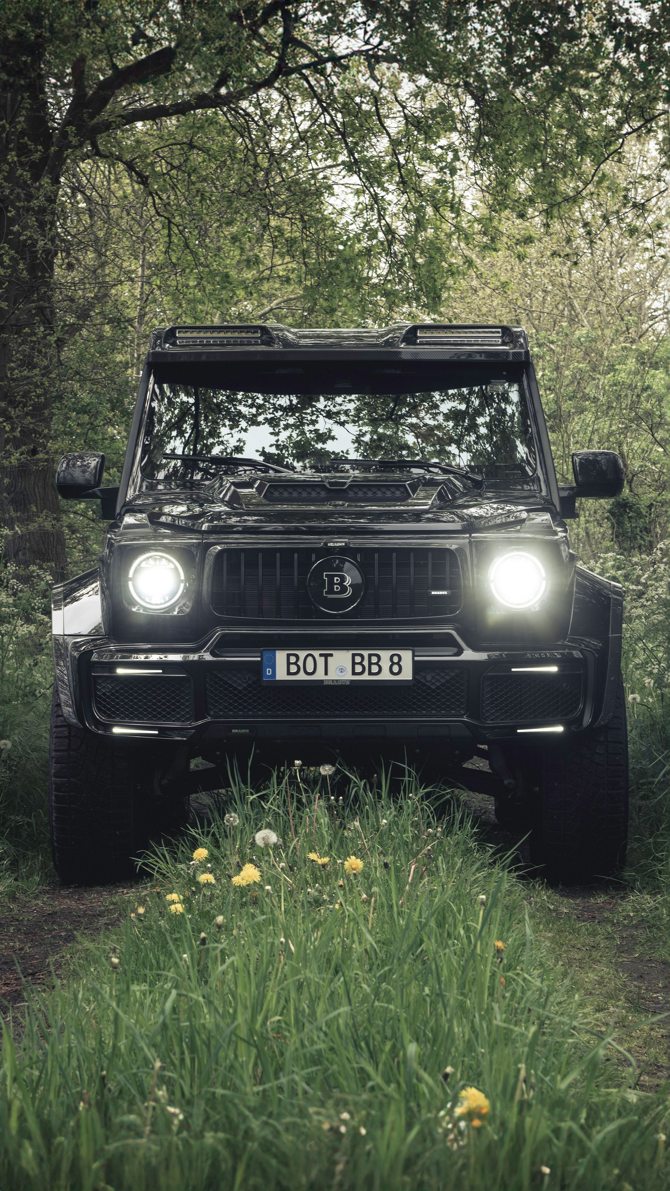 2160x3840 Mercedes G Wagon Brabus 800 4x4 Superblack Sony Xperia X, XZ, Z5 Premium HD 4k Wallpaper, Image, Background, Photo and Picture