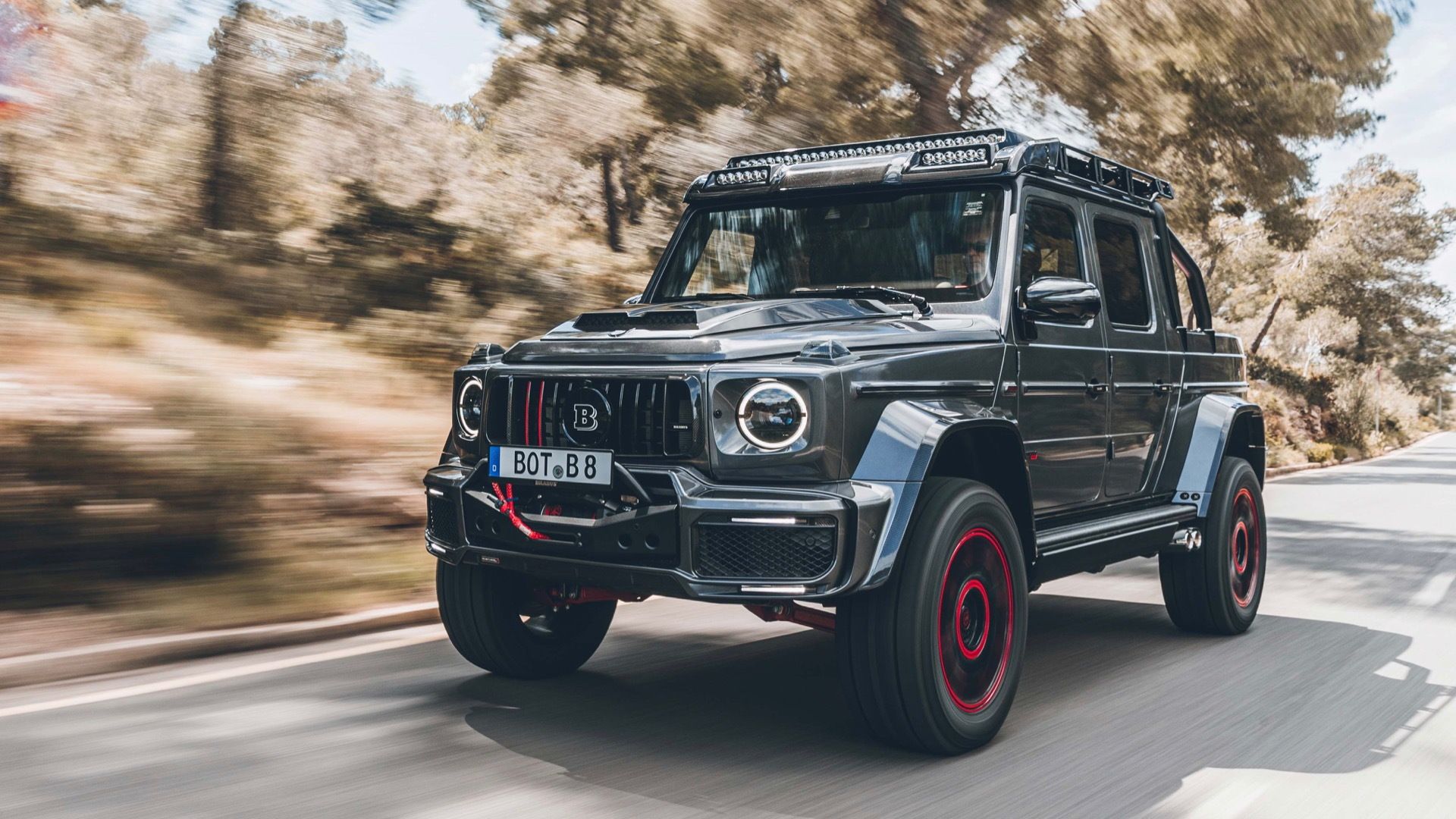 1920x1080 Brabus 900 XLP Brings Back The G Class Pickup Truck With 888 Hp