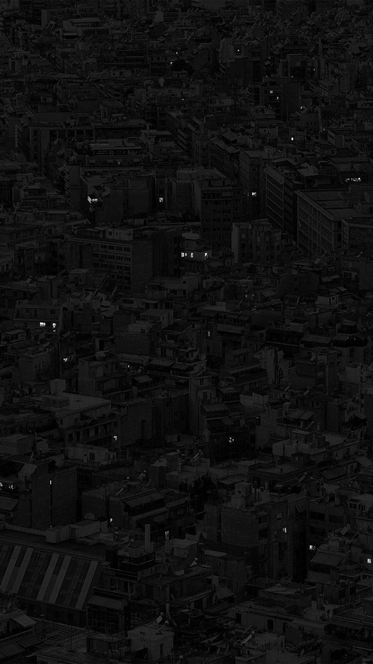 1242x2208 iPhone X wallpaper. night city dark art illustration bw