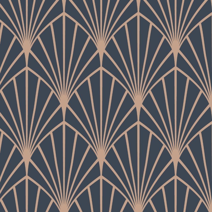 900x900 Dark Art Deco Wallpaper and Stick