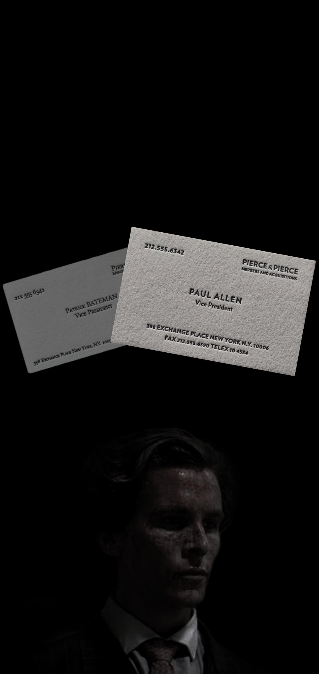 1080x2280 American psycho wallpaper