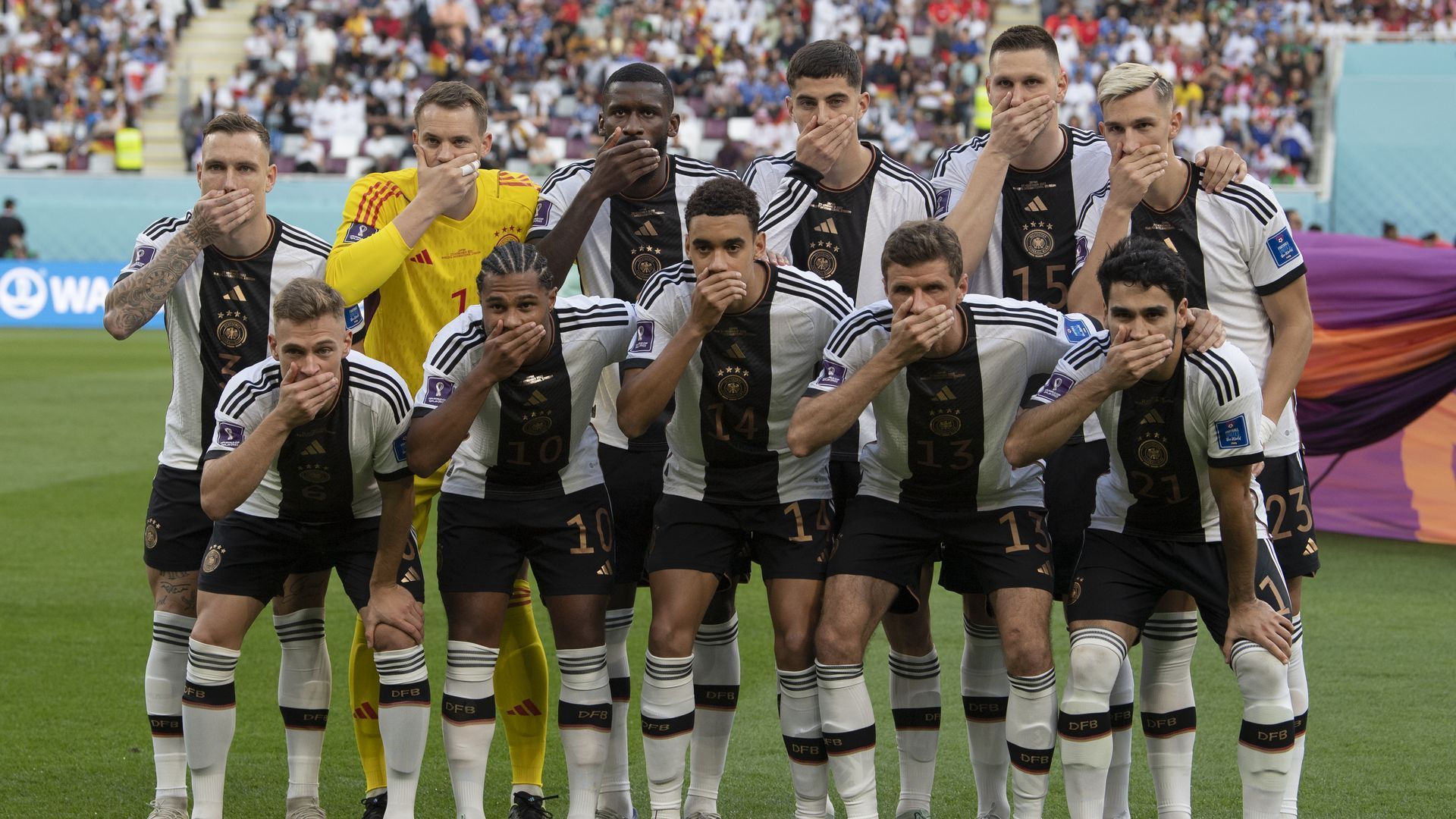 1920x1080 World Cup 2022: Germany protests FIFA's rainbow armband rule