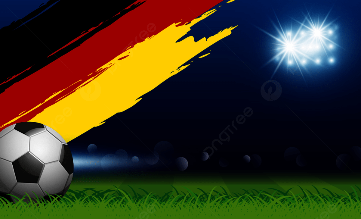 1200x727 Soccer Ball On Grass And Paintbrush Germany Flag In Stadium With Spotlight Vector Illustration Background, Ball, Tournament, Illustration Background Image And Wallpaper for Free Download