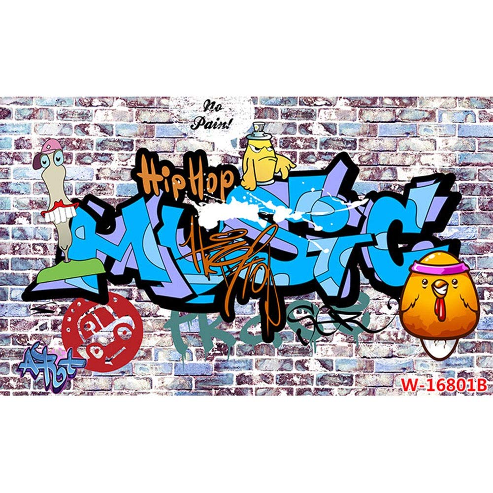1001x1001 Hip hop Wallpaper, 3D Personality Graffiti Mural, for Cyber Cafe Dance Hall bar Gym Wall (Color : Size : 300 * 210cm) : Amazon.ca: Tools & Home Improvement