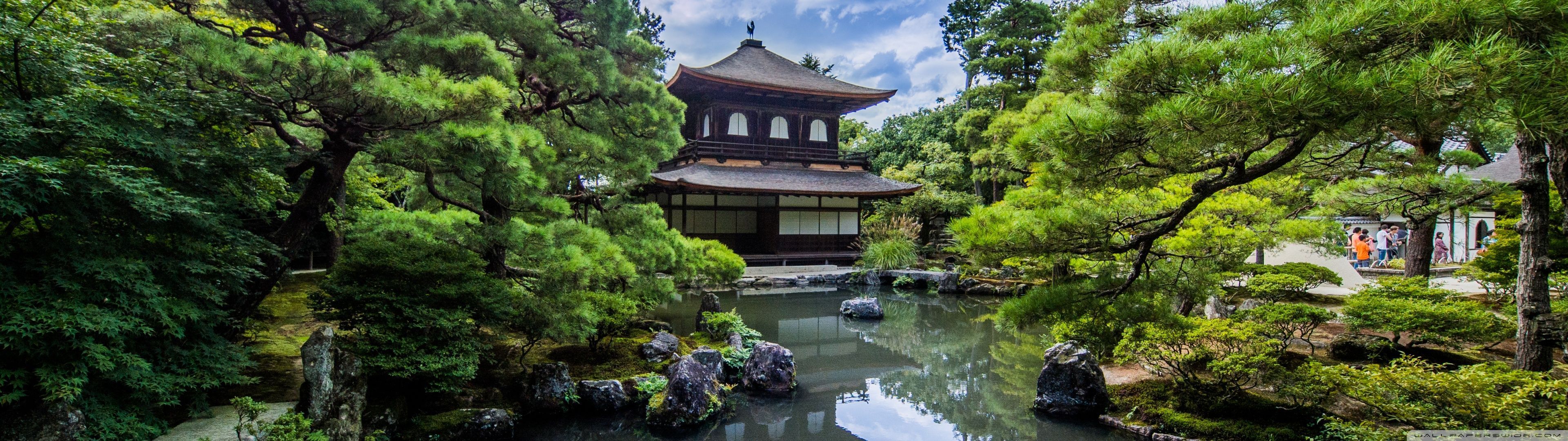 3840x1080 Japanese Garden Ultra HD Desktop Background Wallpaper for 4K UHD TV : Multi Display, Dual Monitor : Tablet
