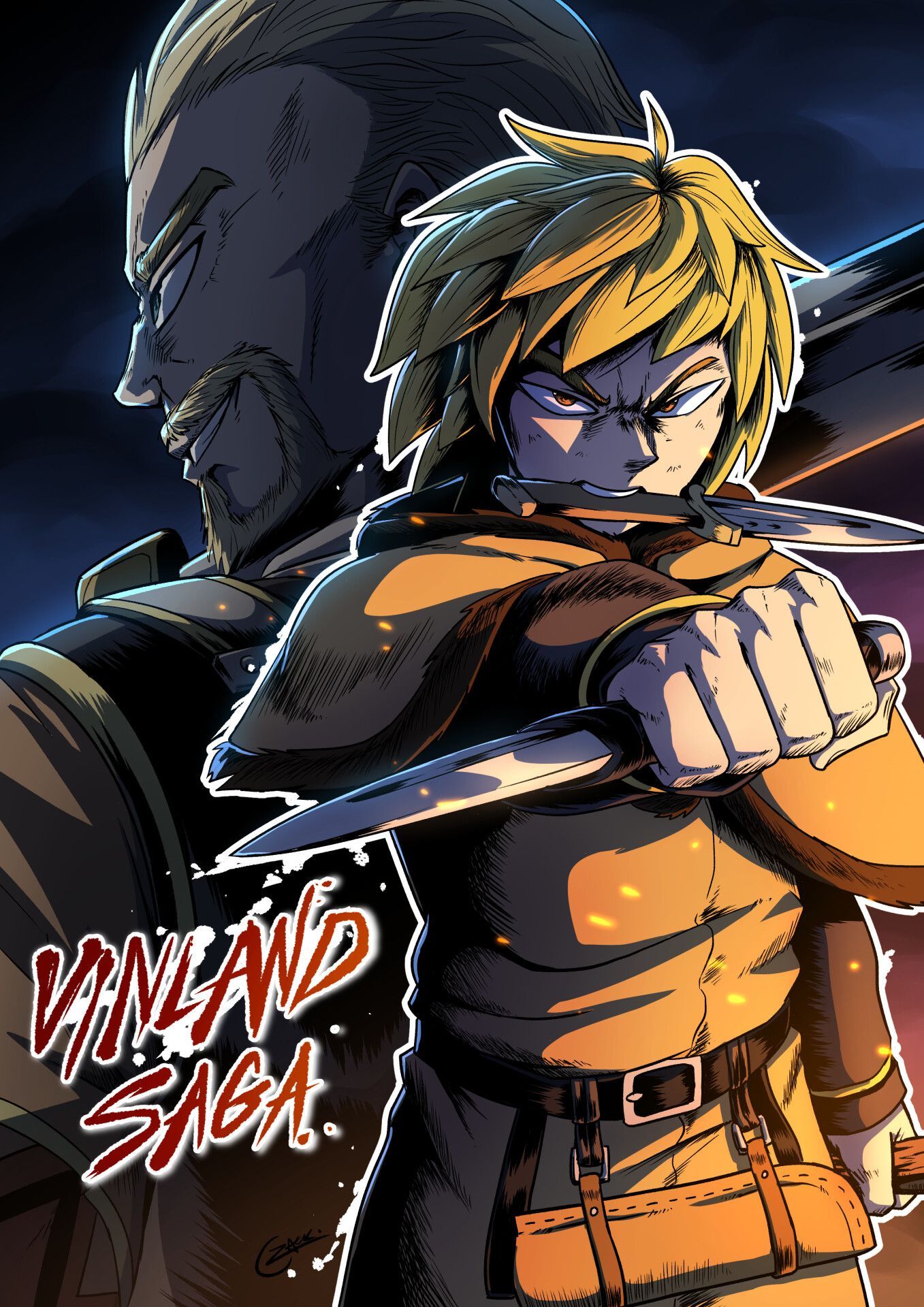 1357x1920 Vinland Saga Illustration