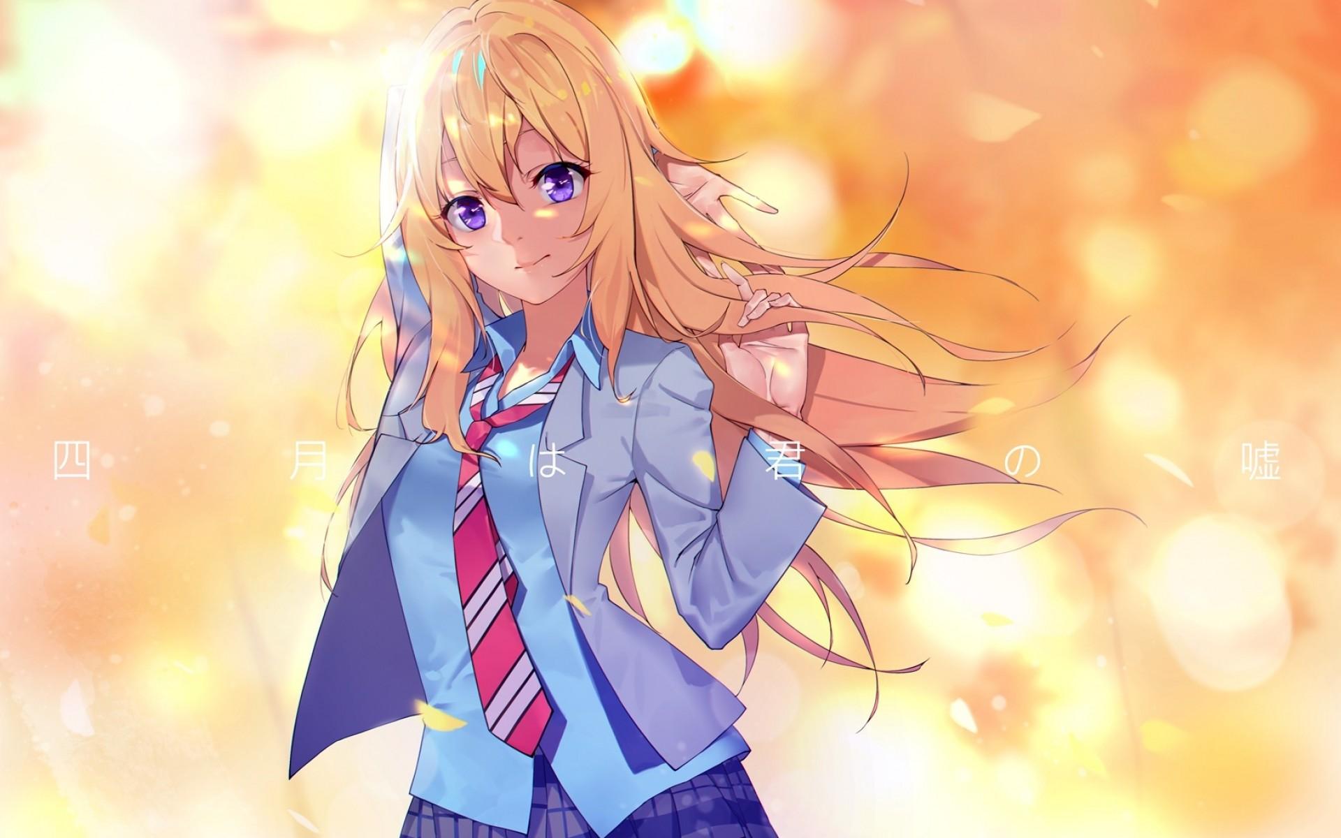 Best of Kaori Miyazono Wallpapers -1920x1200 Download wallpaper Kaori Miyazono, manga, art, protagonist