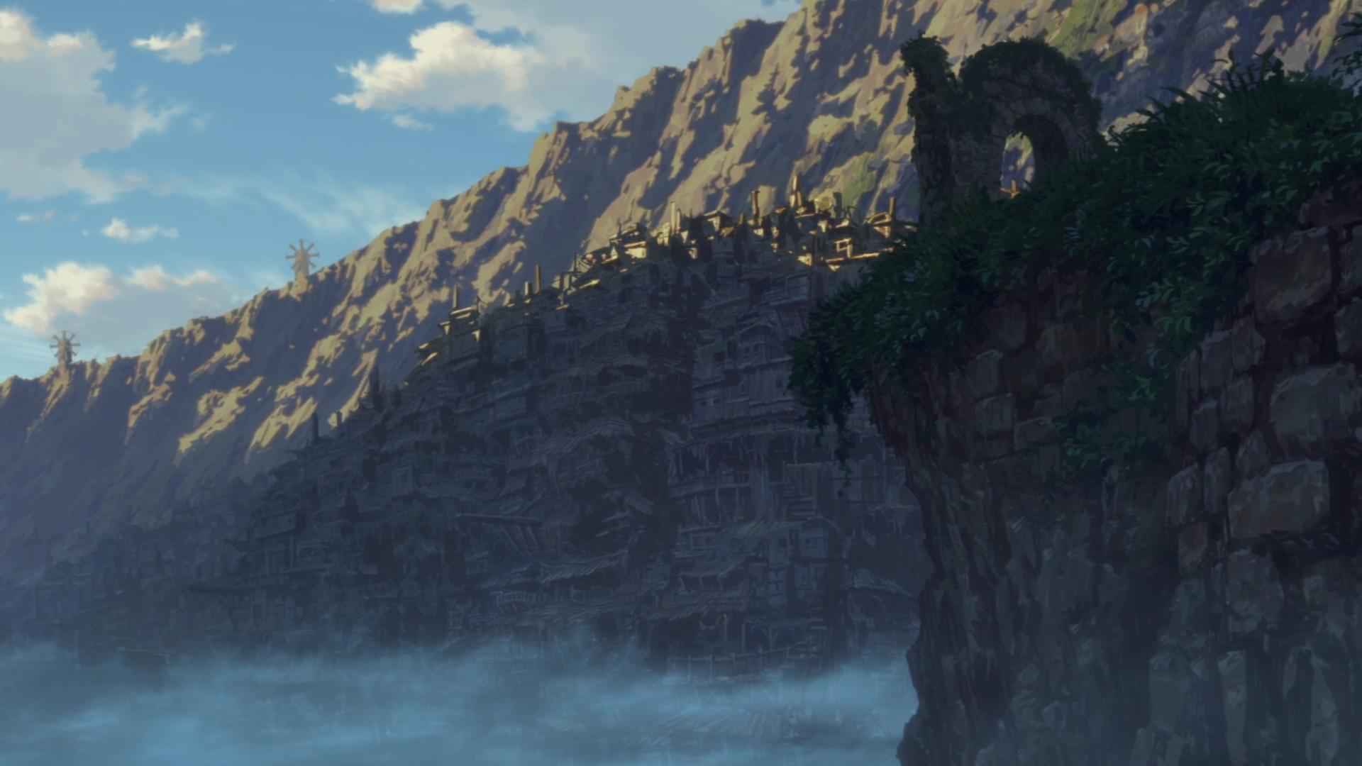 Featured image of post Mountain Anime Cliff Background