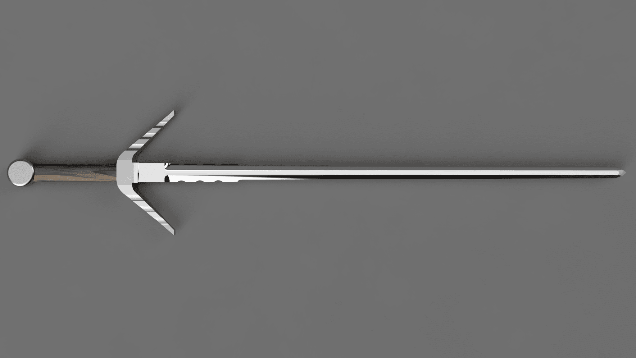 2048x1152 Longsword printable (Life sized) model by KwentiN on Thangs