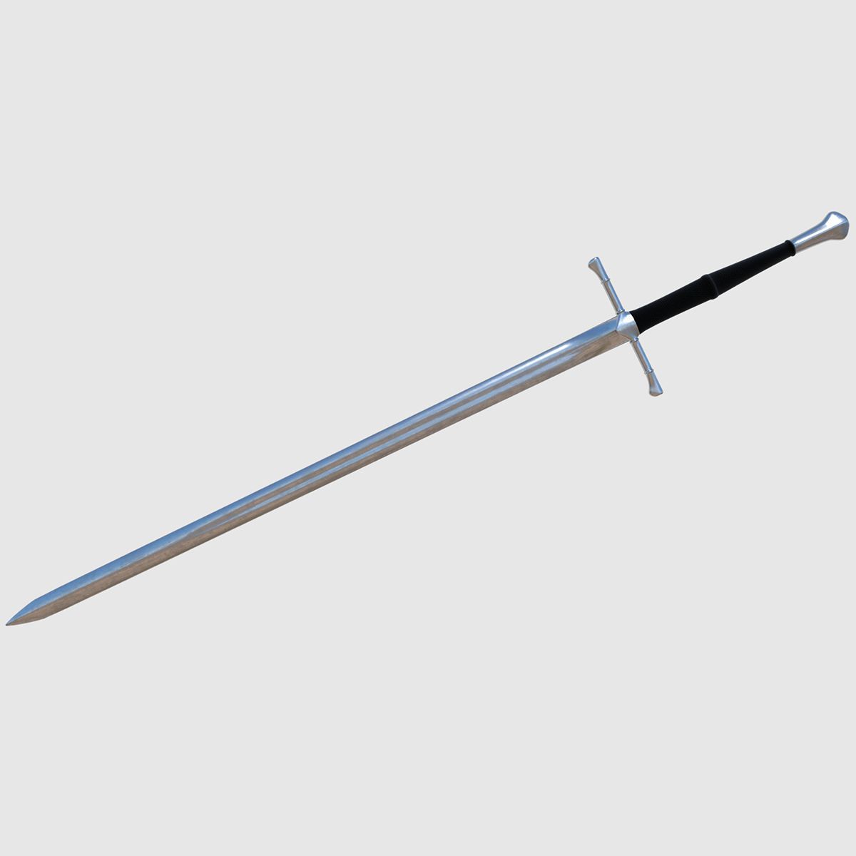1200x1200 Long Sword Ready 3D Model $15 - .blend .dae .fbx .obj