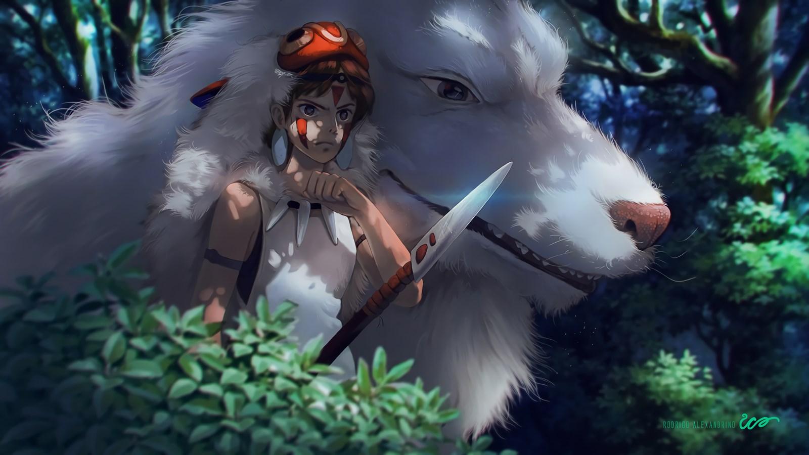 14+ Princess Mononoke Wallpapers for iPhone and Android by Brian Thornton