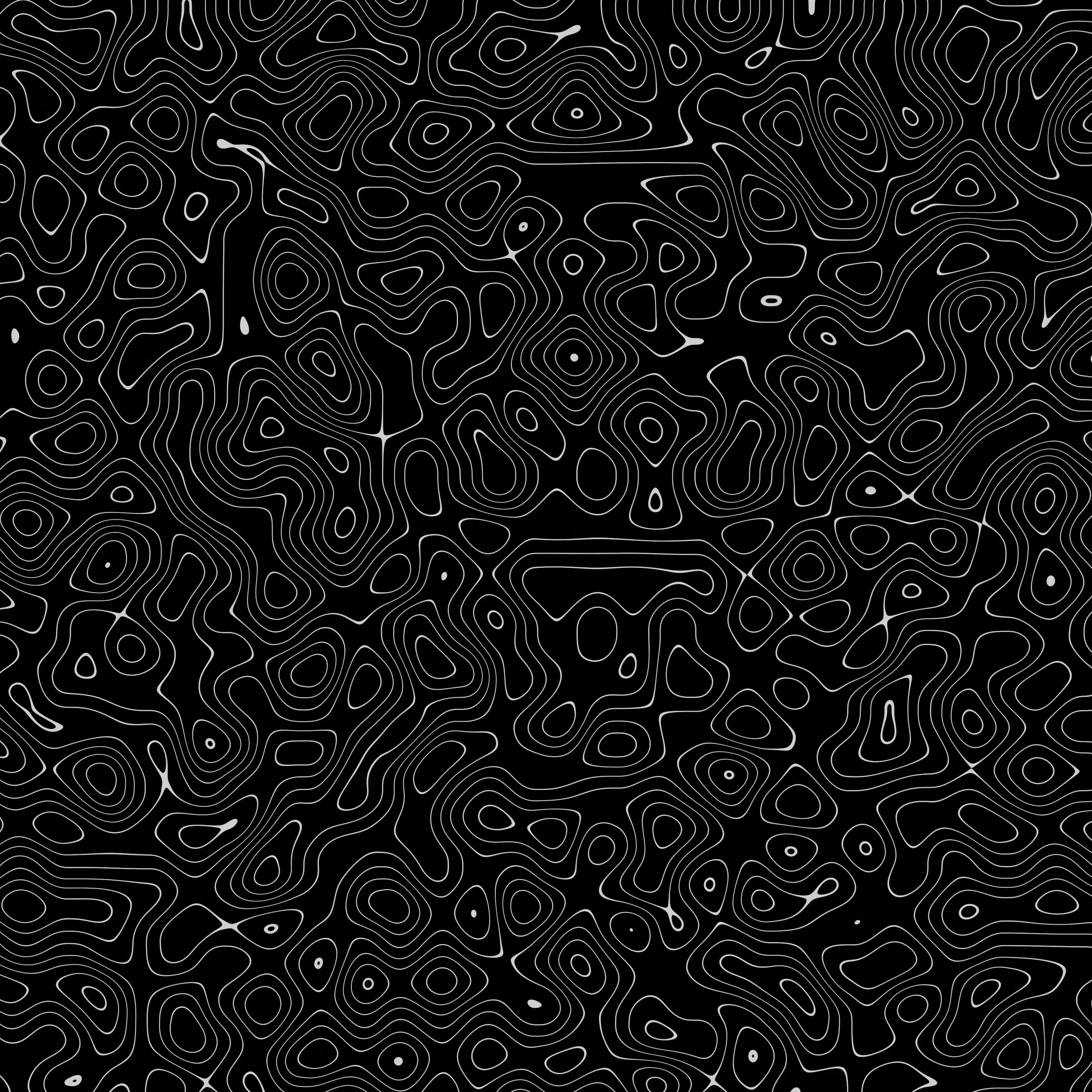 3240x3240 A little moving topographic wallpaper for my phone and desktop