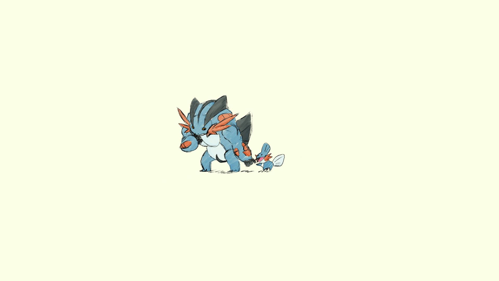 1920x1080 Download Mega Swampert Walking Wallpaper