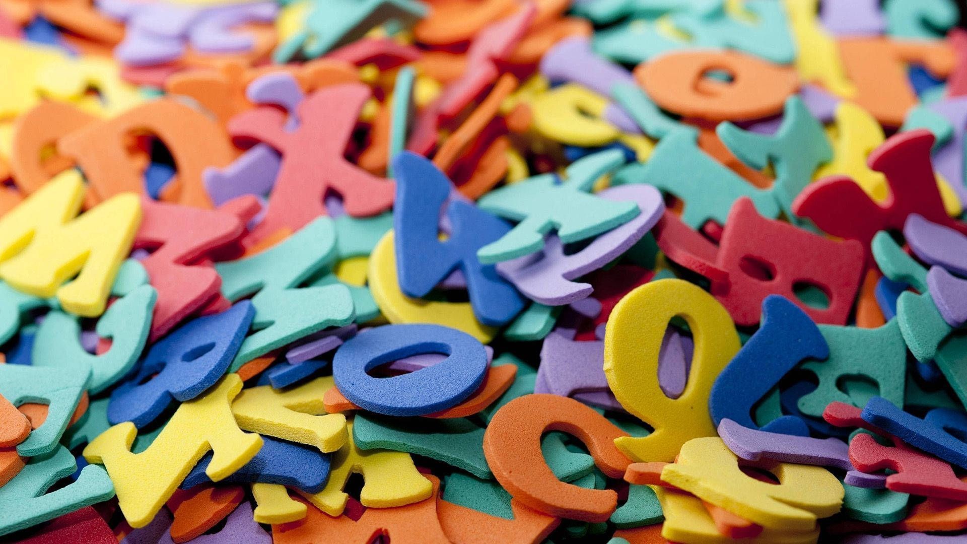 1920x1080 Alphabet Wallpaper