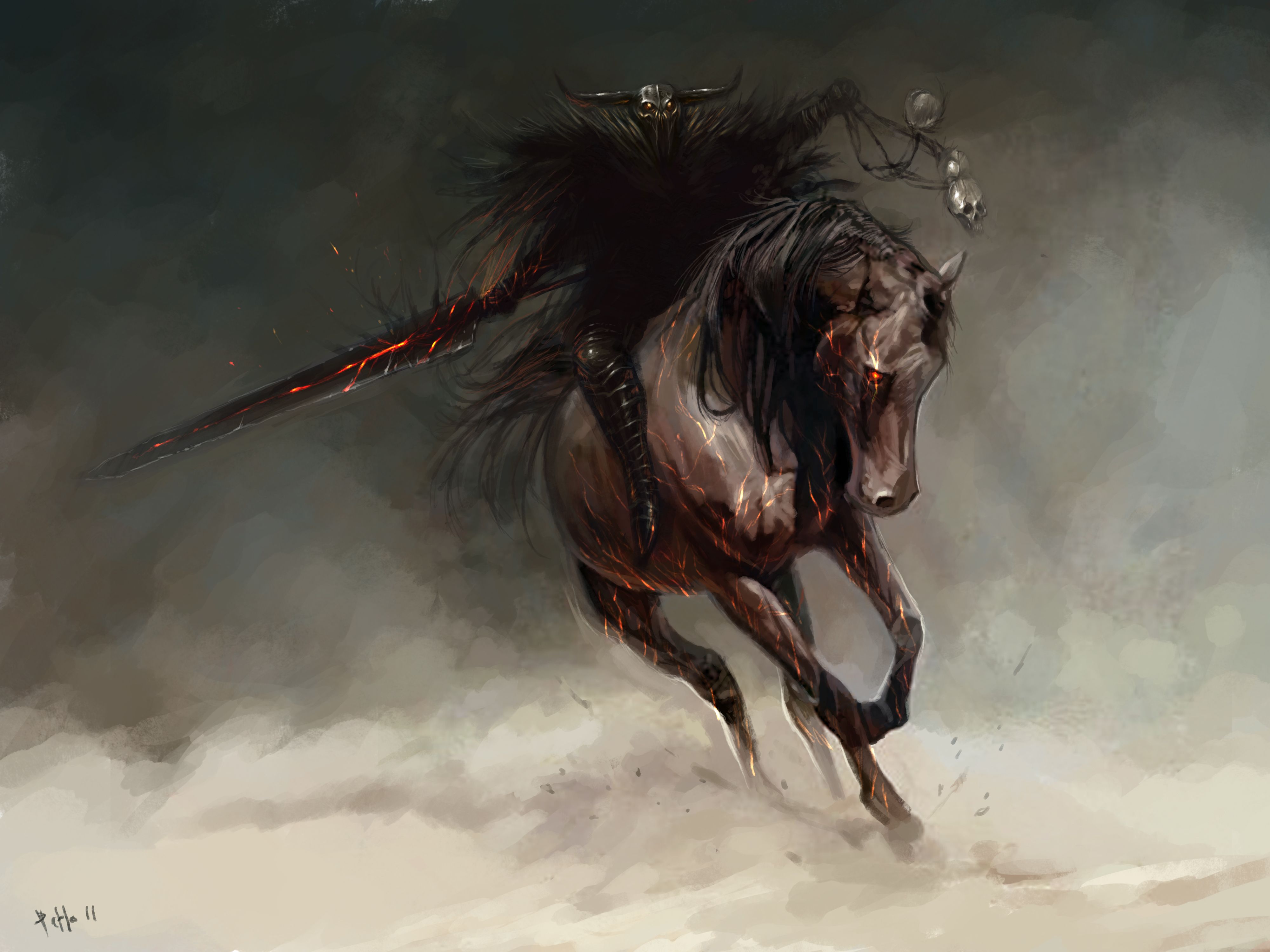 4000x3000 Dark Warrior 4k Ultra HD Wallpaper