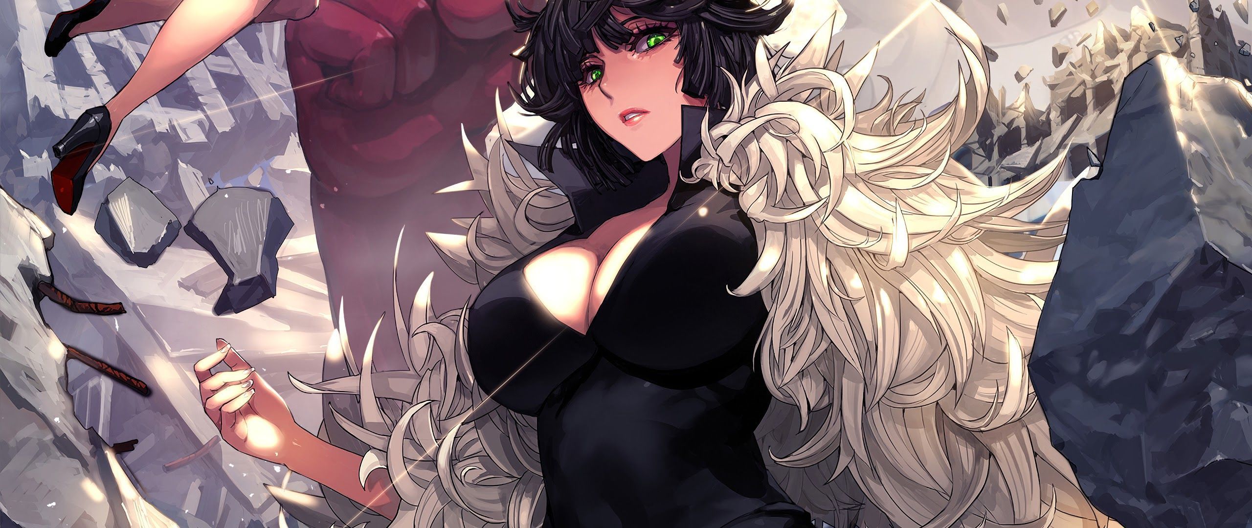 2560x1080 Fubuki One Punch Man Wallpaper