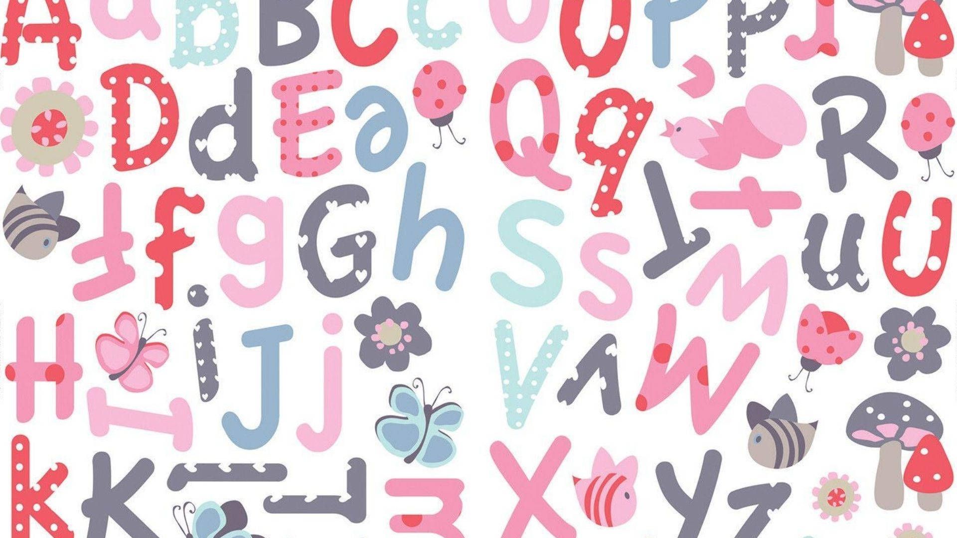1920x1080 Alphabet Wallpaper