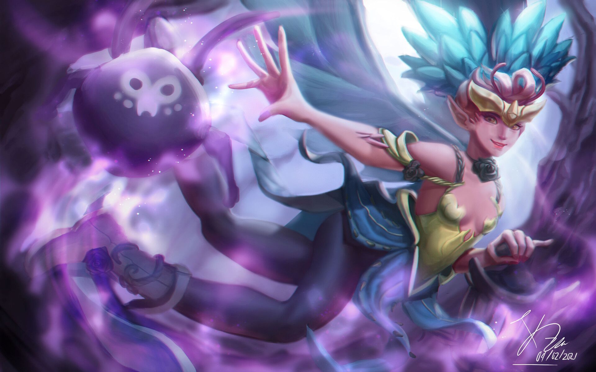 1920x1200 Dota 2 Dark Willow
