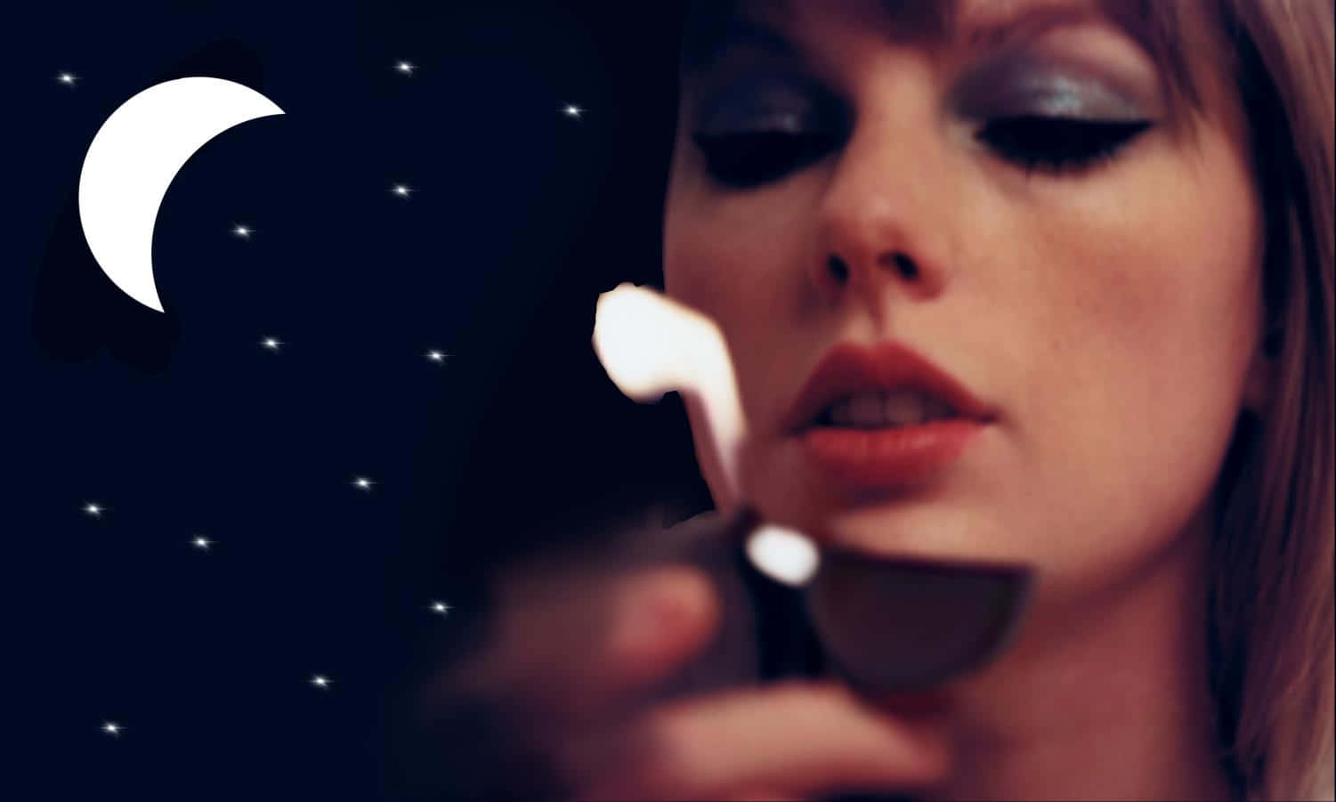 1501x901 Download Taylor Swift Offiicial Midnights Album Cover Background