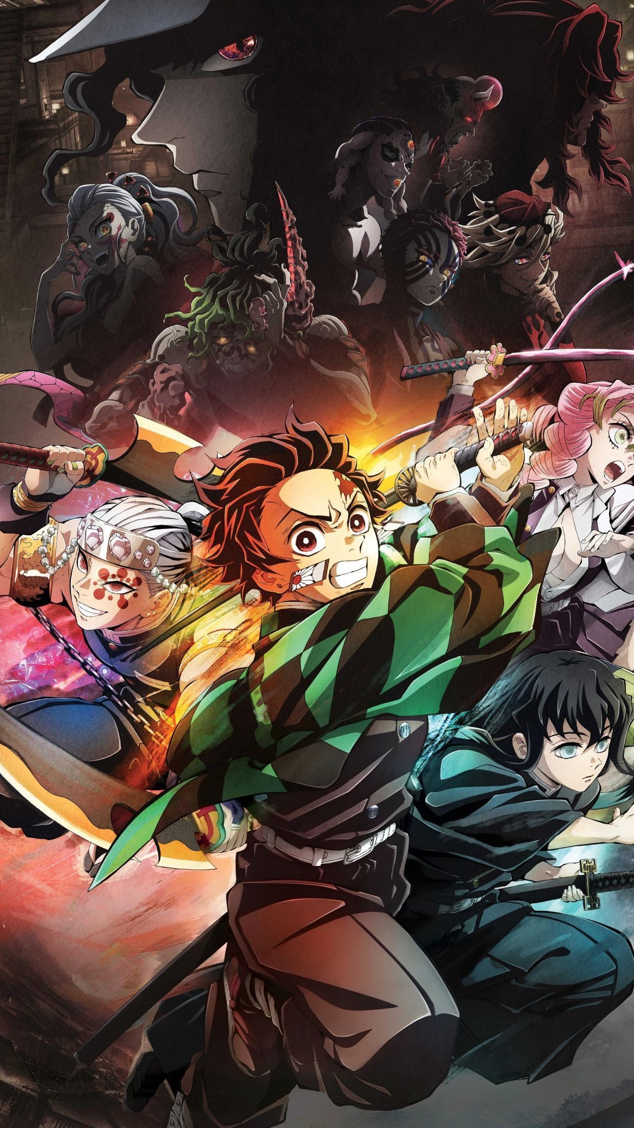 1242x2208 Demon Slayer Kimetsu no Yaiba iPhone Wallpaper 4K