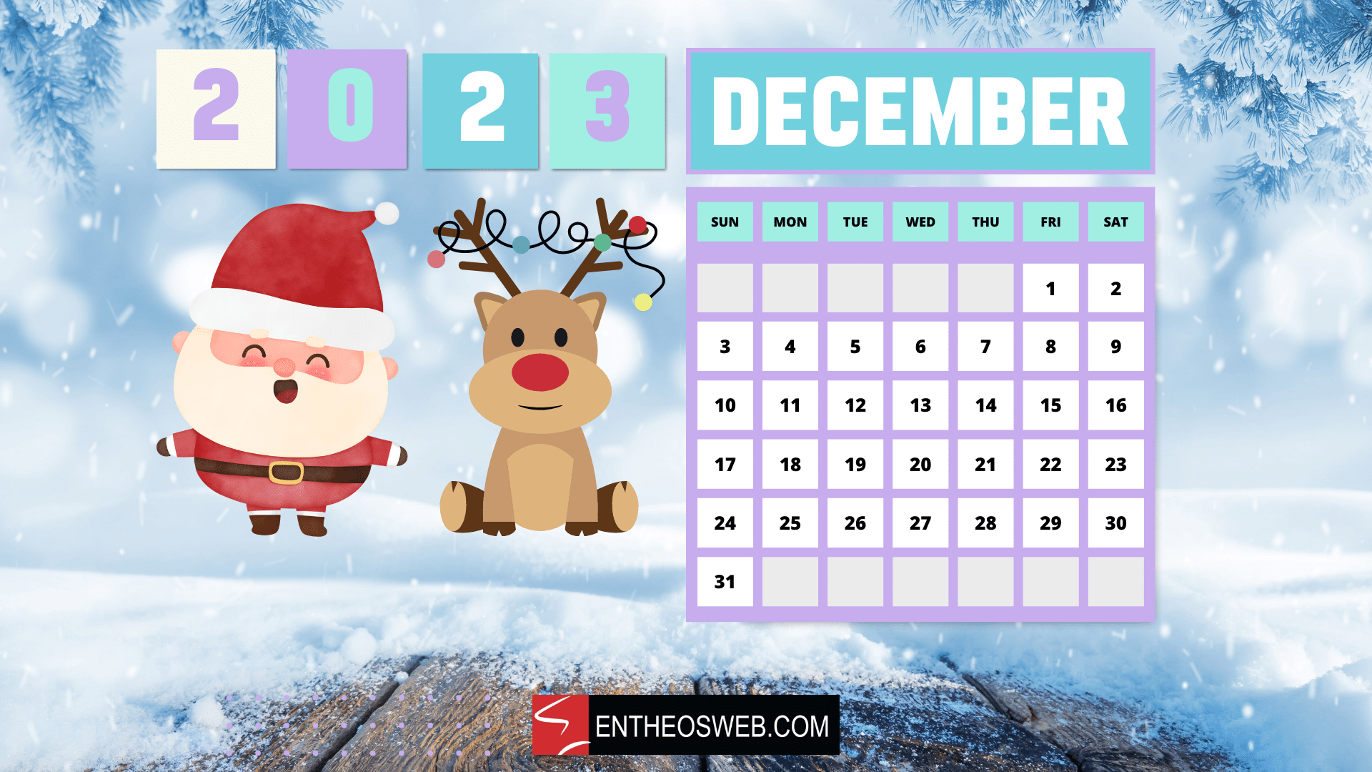 December 2023 Calendar Wallpapers - Top Free December 2023 Calendar