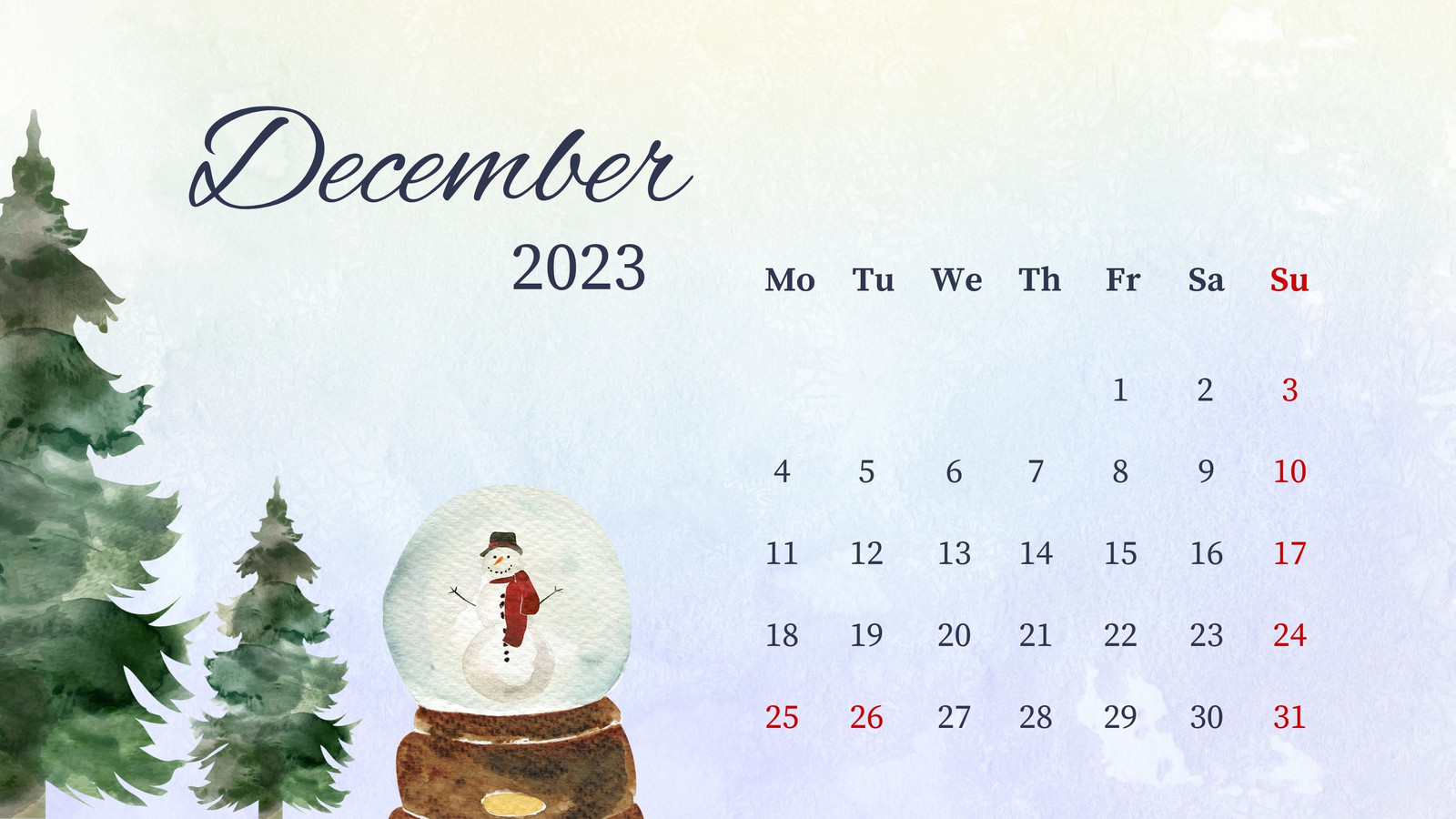 December 2023 Calendar Wallpapers - Top Free December 2023 Calendar ...