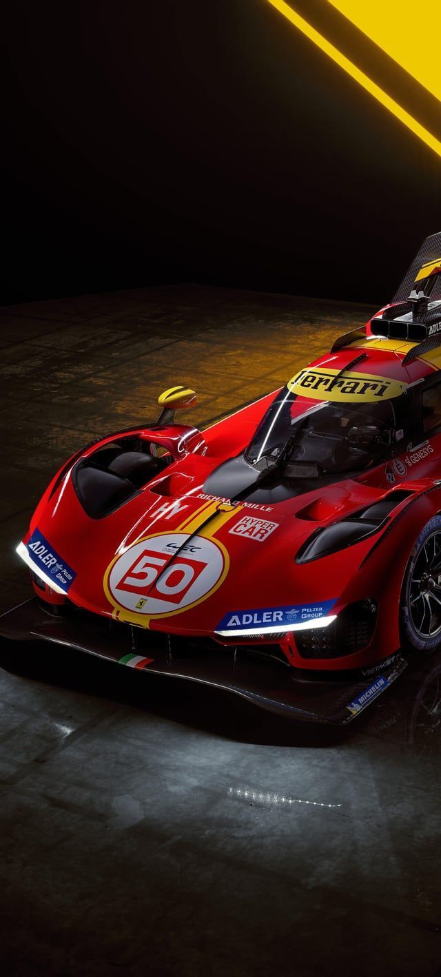 640x1418 After 56 years, Ferrari wins Le Mans. This week wallpaper picture of 499P for your mobile